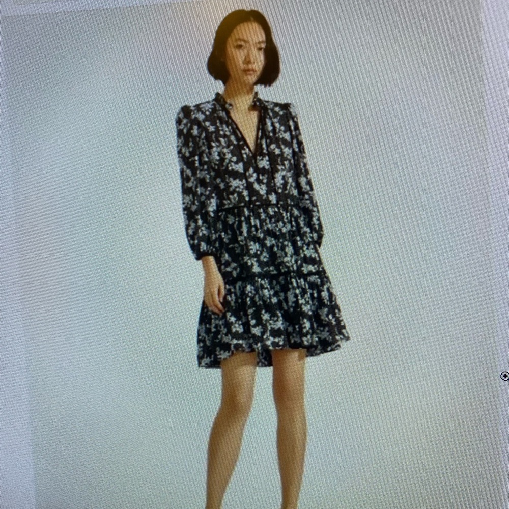 Veronica Beard Hawken Floral Dress